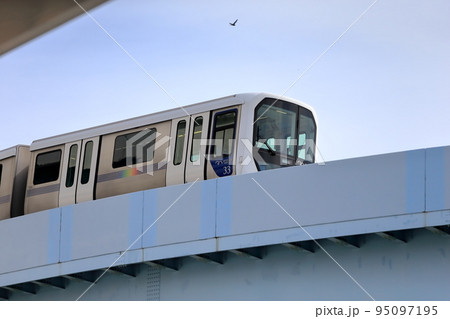 お台場の新交通ゆりかもめ お台場の新交通ゆりかもめ 95097195