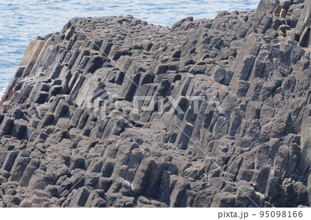 俵磯　爪木崎　下田　南伊豆　伊豆半島ジオパーク　柱状節理 95098166