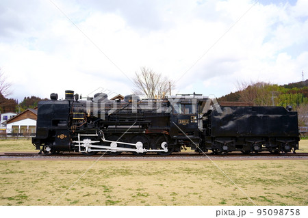豊後森機関庫の蒸気機関車（SL）／大分県玖珠町 95098758