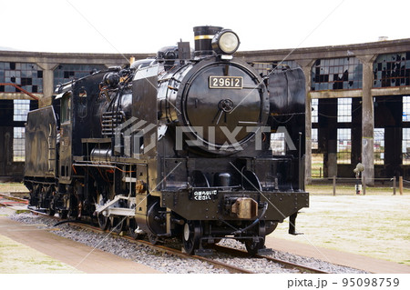 豊後森機関庫の蒸気機関車（SL）／大分県玖珠町 95098759