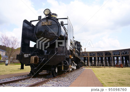 豊後森機関庫の蒸気機関車（SL）／大分県玖珠町 95098760