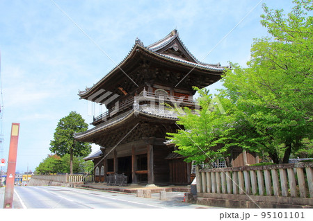 岡崎市、大樹寺三門の風景 95101101