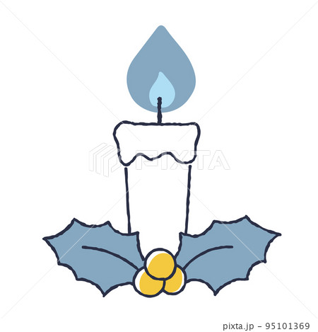 シンプルなキャンドル 95101369