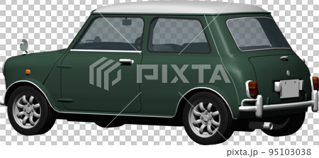 car mini cooper background transparent cutout image illustration 95103038