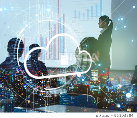 ビジネス　会議室 95103284