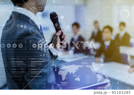 ビジネス　会議室 95103285