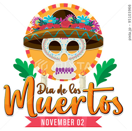 Day of the Dead banner design 95103966