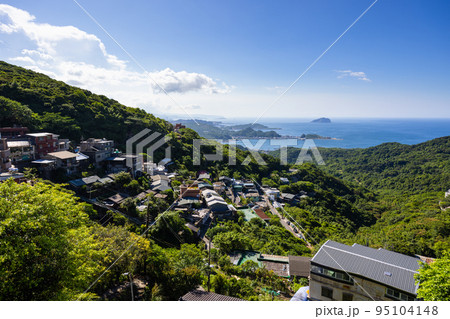 Taiwan Jiufen village on the mountain 95104148