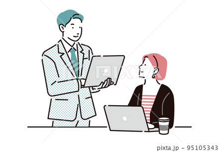 人物 ビジネスシーンイメージ 95105343