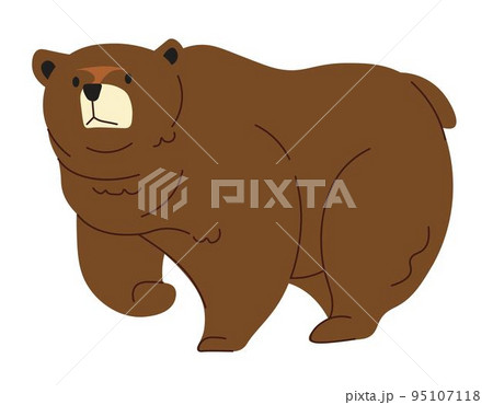 Forest animal, portrait of large bear personage 95107118