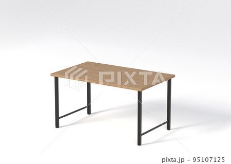 3Dのシンプルな机 95107125