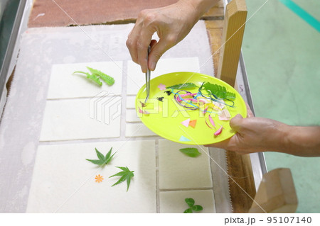 紙漉き体験 95107140