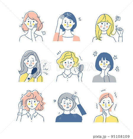 さまざまな髪の悩み　セット 95108109