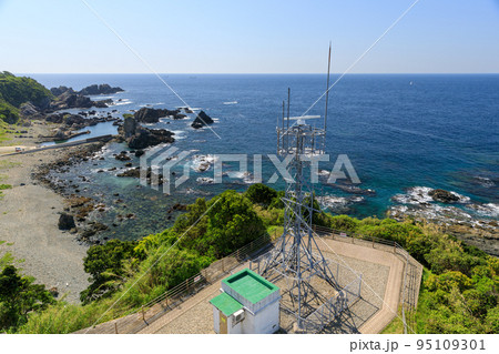 和歌山_潮岬灯台からみる太平洋の風景 和歌山_潮岬灯台からみる太平洋の風景 95109301