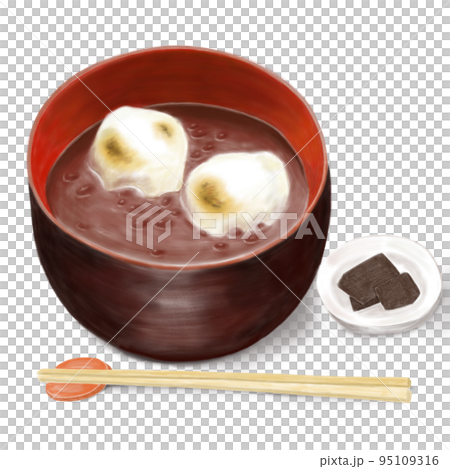 ぜんざいのイラスト ぜんざいのイラスト 95109316