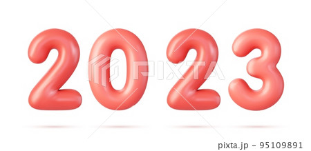 3d Happy New Year 2023. 95109891