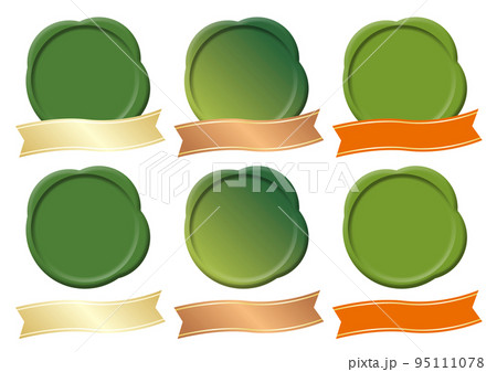 モスグリーン 花形アイコン モスグリーン 花形アイコン 95111078