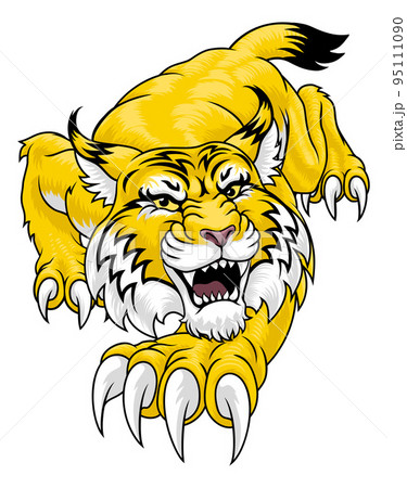 Wildcat Angry Wildcats Team Sports Mascot Roaring 95111090