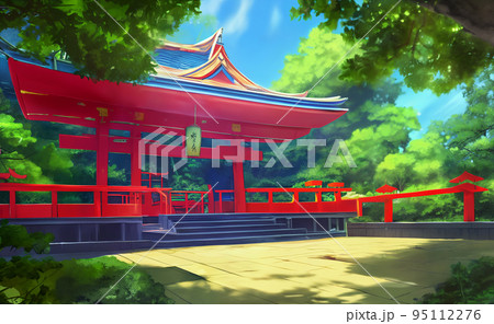 神社の拝殿 95112276