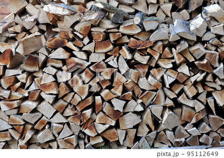 Pile of firewood 95112649