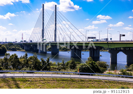 東京外環自動車道　幸魂大橋 95112915
