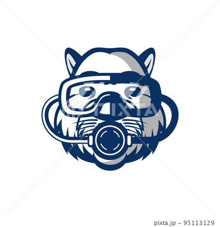 Beaver head design illustration vector eps format , suitable for your design needs, logo, illustration, animation, etc. 95113129