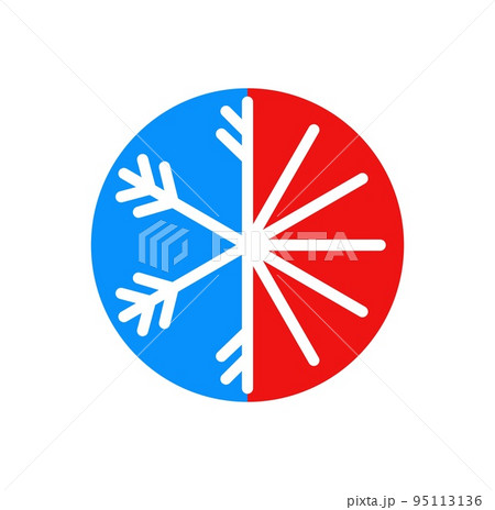 HVAC logo design illustration vector eps format , suitable for your design needs, logo, illustration, animation, etc. 95113136