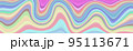 vector banner abstract wave smooth texture colorful gradient background 95113671