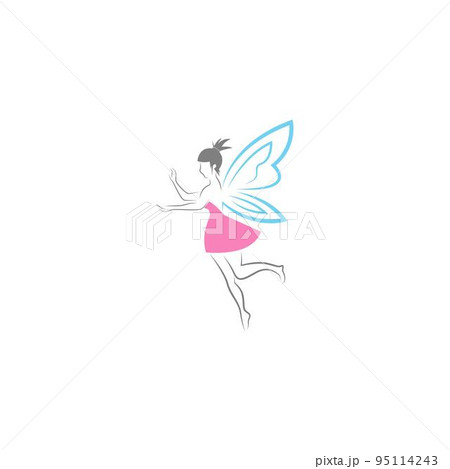 Fairy logo icon design illustration 95114243