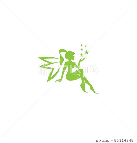 Fairy logo icon design illustration Fairy logo icon design illustration 95114249