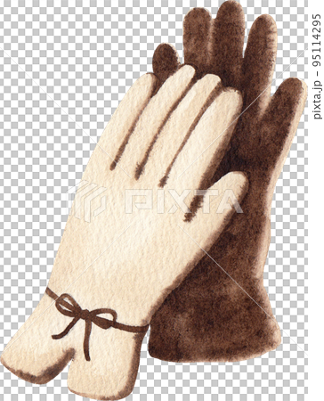 Winter clothes watercolor icon png 95114295