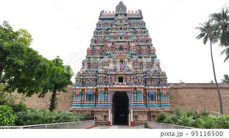 Ranga Ranga Gopuram of Sri Ranganathaswamy Temple, Srirangam, Trichy, Tamil Nadu, India Ranga Ranga Gopuram of Sri Ranganathaswamy Temple, Srirangam, Trichy, Tamil Nadu, India 95116500