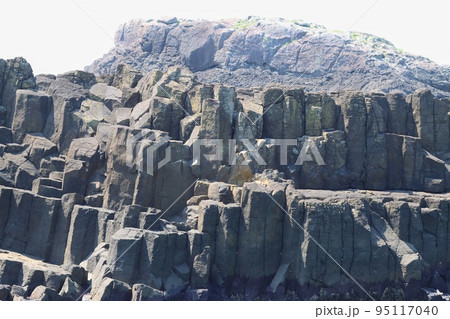 俵磯　爪木崎　下田　南伊豆　伊豆半島ジオパーク　柱状節理 95117040