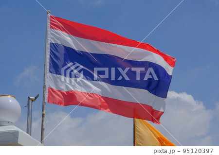 タイ王国の国旗 タイ王国の国旗 95120397