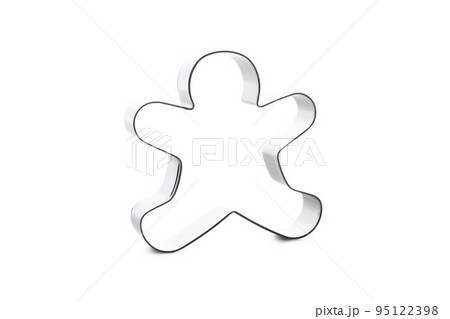 Concept of tools for cooking cookies, cookie cutter, isolated on white background Concept of tools for cooking cookies, cookie cutter, isolated on white background 95122398