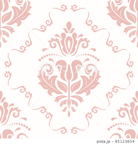 Classic Seamless Vector Fine Pattern With Arabesques 95123654