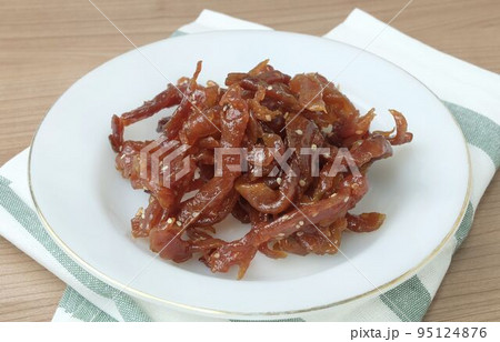 Thai Beef Jerky or Deep Fried Beef Thai Beef Jerky or Deep Fried Beef 95124876