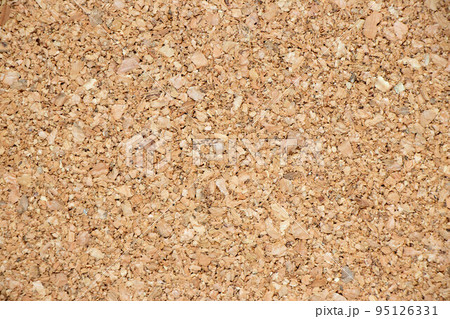 Brown yellow color of cork board textured background with blank copy space 95126331