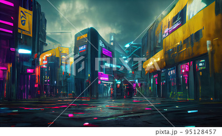 City in virtual reality 95128457