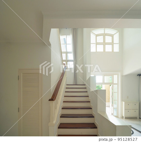 Luxury staircase in home or house. Architecture interior design decoration 95128527