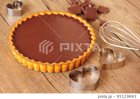 手作り生チョコレートタルト 手作り生チョコレートタルト 95129663