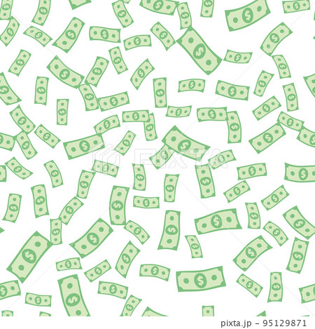 Dollar Banknotes Seamless Pattern Dollar Banknotes Seamless Pattern 95129871