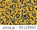 Easter Eggs Seamless Pattern 95129945