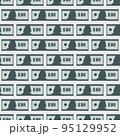 Dollar Banknotes Seamless Pattern 95129952