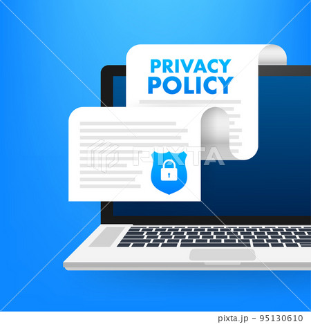 Privacy Policy. Data protection. Cyber Security. Vector stock illustration. Privacy Policy. Data protection. Cyber Security. Vector stock illustration. 95130610