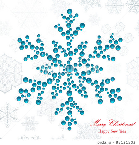 Snowflake made of beads Snowflake made of beads 95131503