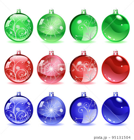 Multicolored Christmas balls 95131504