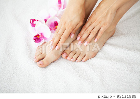 Close up of a perfect female legs. Close up of a perfect female legs. 95131989
