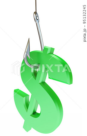 dollar on the hook, bait 95132245