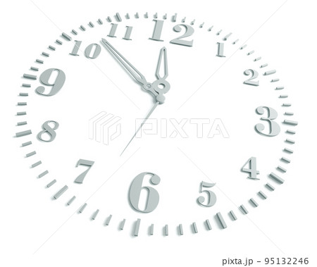 clock, on a white background 95132246